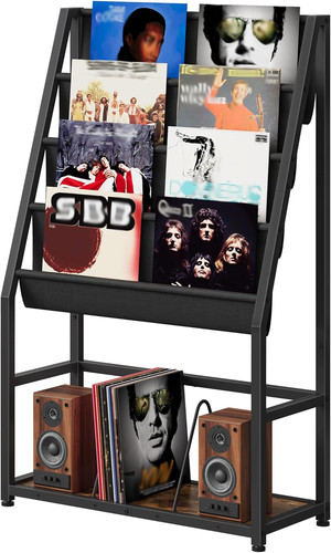 Tier vinyl record storage - record,