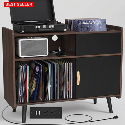 Record player stand vinyl - player,