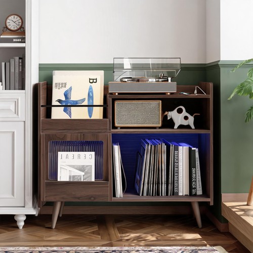 Record player stand - record,