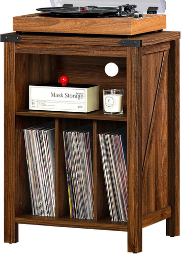 Rustic brown record - brown,