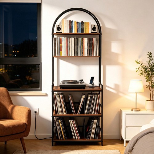 Record player stand - player, with
