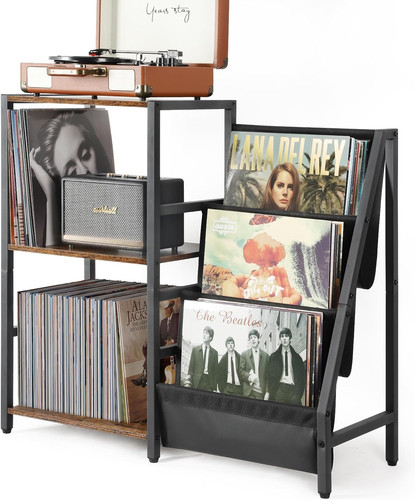Record player stand - record, turntable