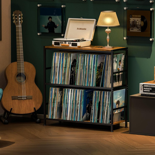 Record player stand with - stand,