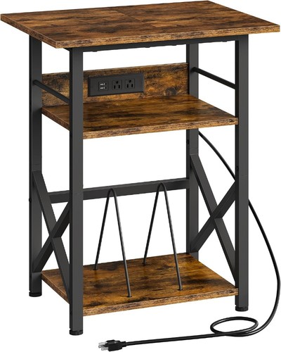 Record player stand with - with, power